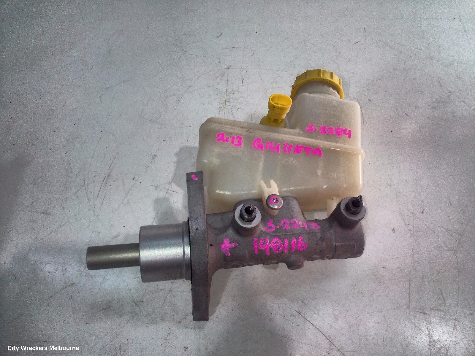 ALFA ROMEO GIULIETTA 2013 Master Cylinder