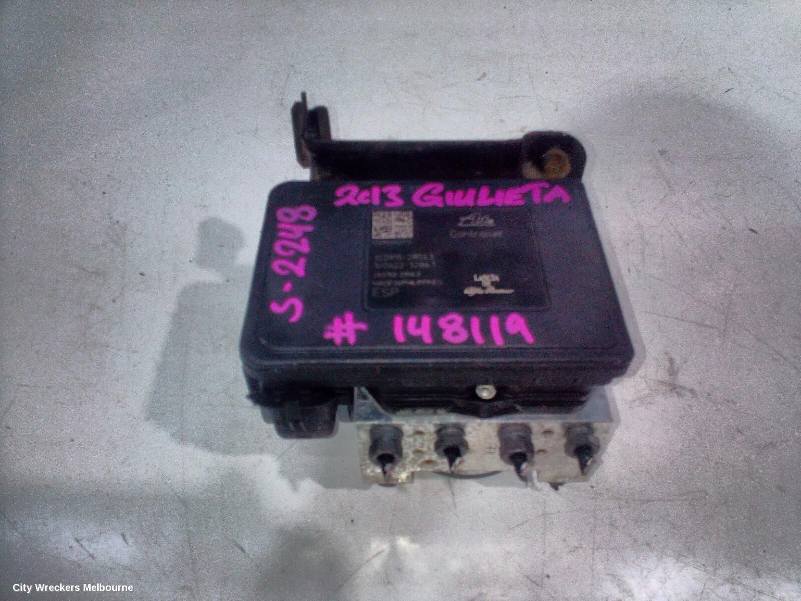 ALFA ROMEO GIULIETTA 2013 Abs Pump/Modulator