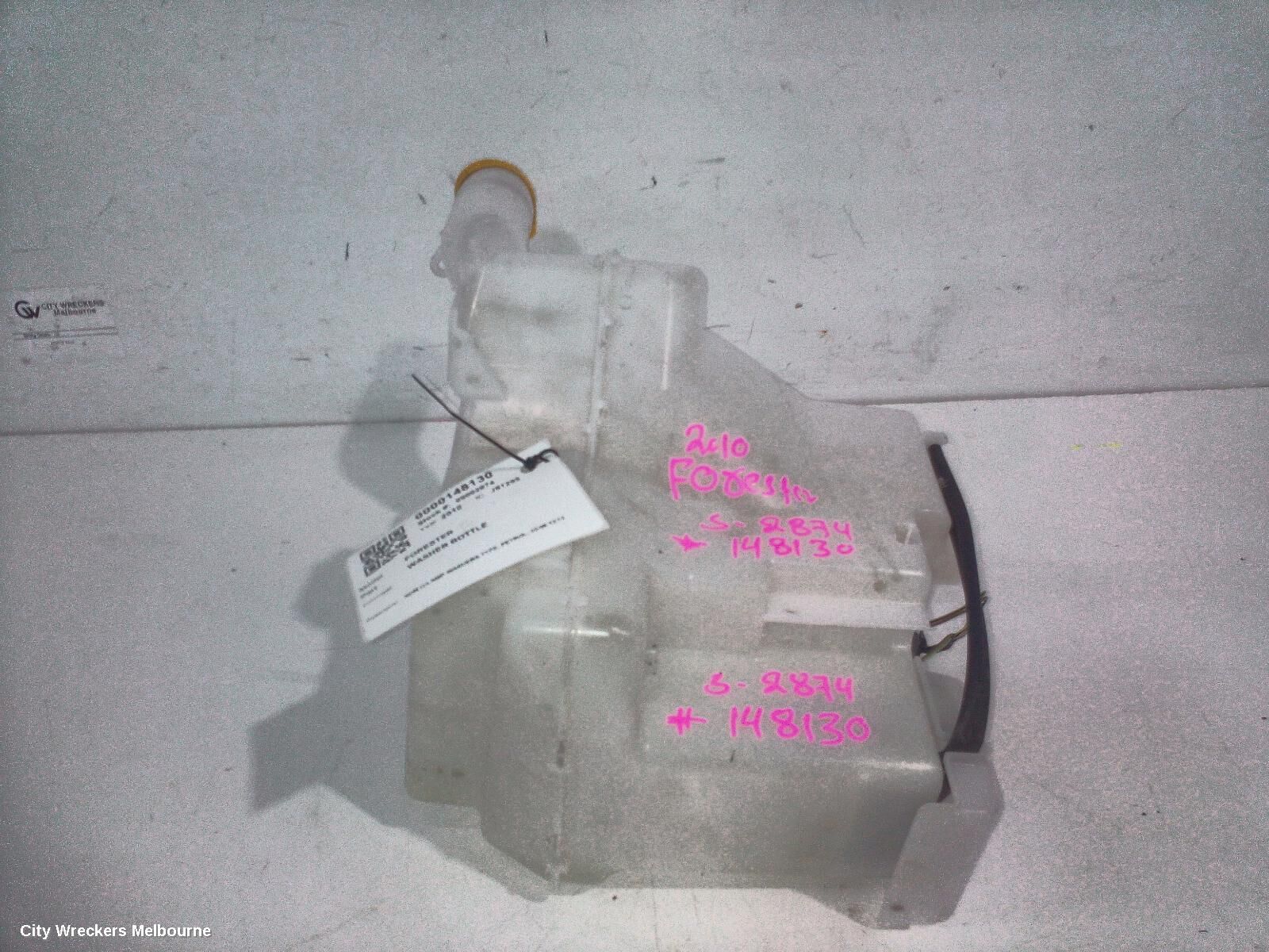 SUBARU FORESTER 2010 Washer Bottle