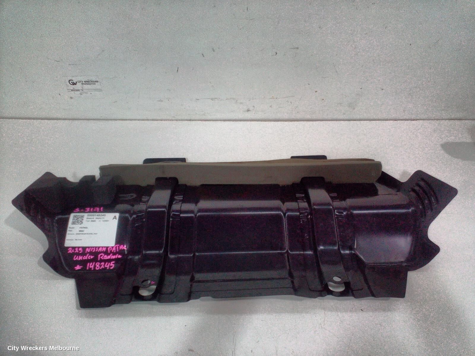 NISSAN PATROL, Y62, 11/12-, UNDER RADIATOR STEEL TRAY: 148245