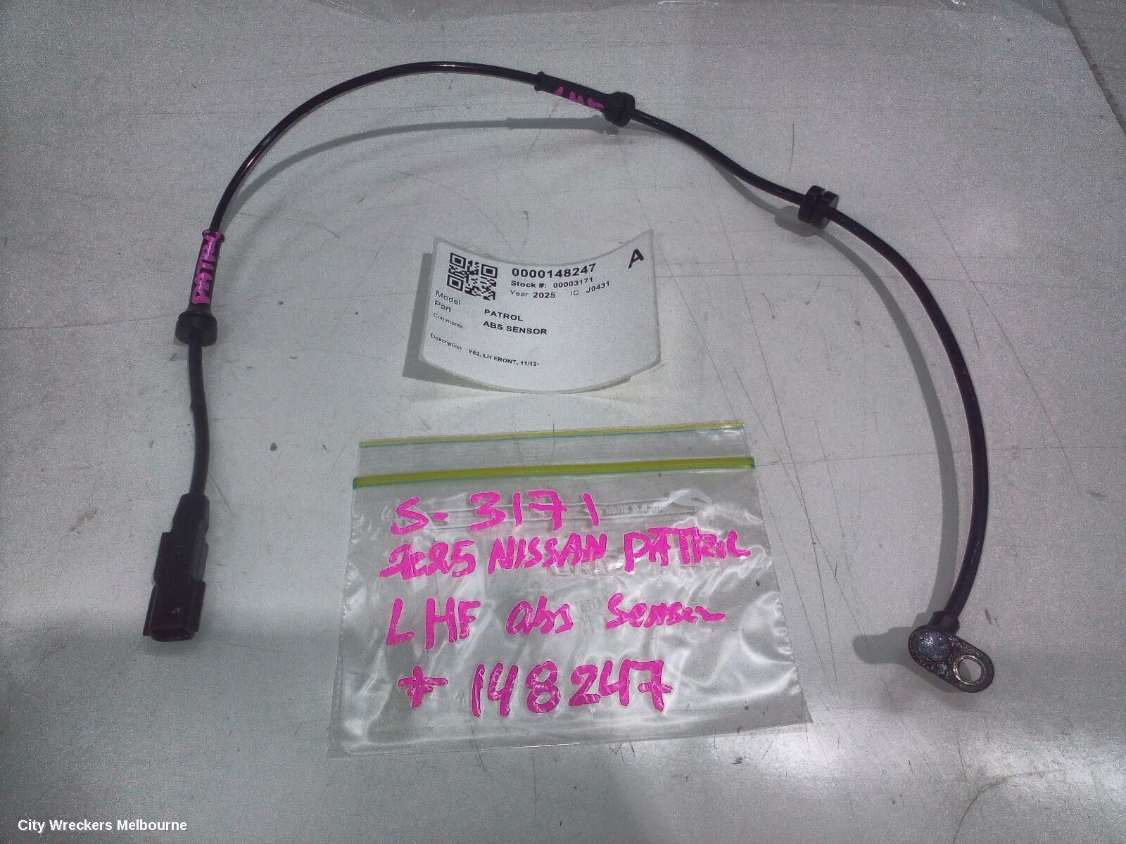 NISSAN PATROL 2025 Abs Sensor
