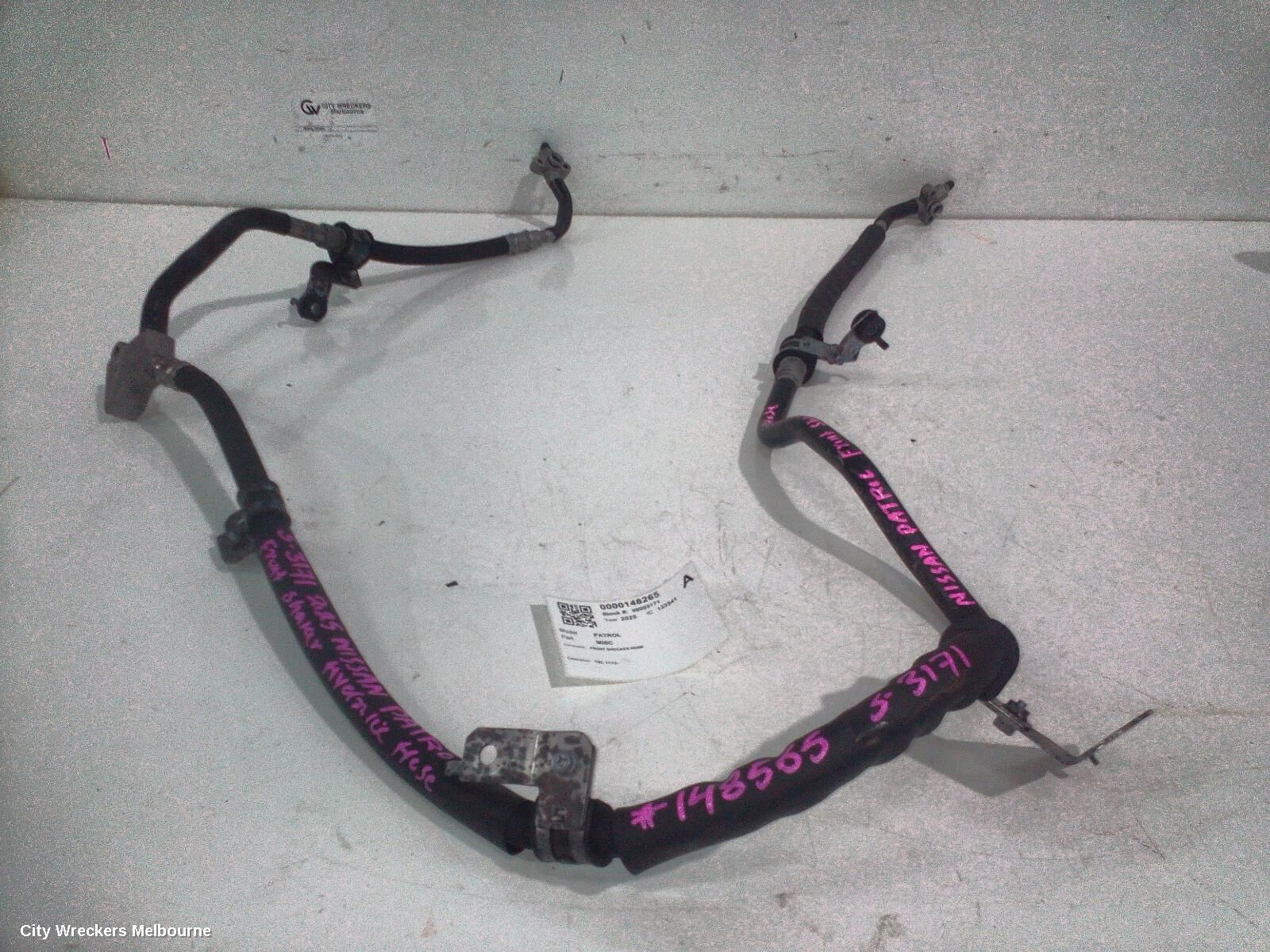 NISSAN PATROL, Y62, 11/12-, FRONT SHOCKER HOSE : 148265