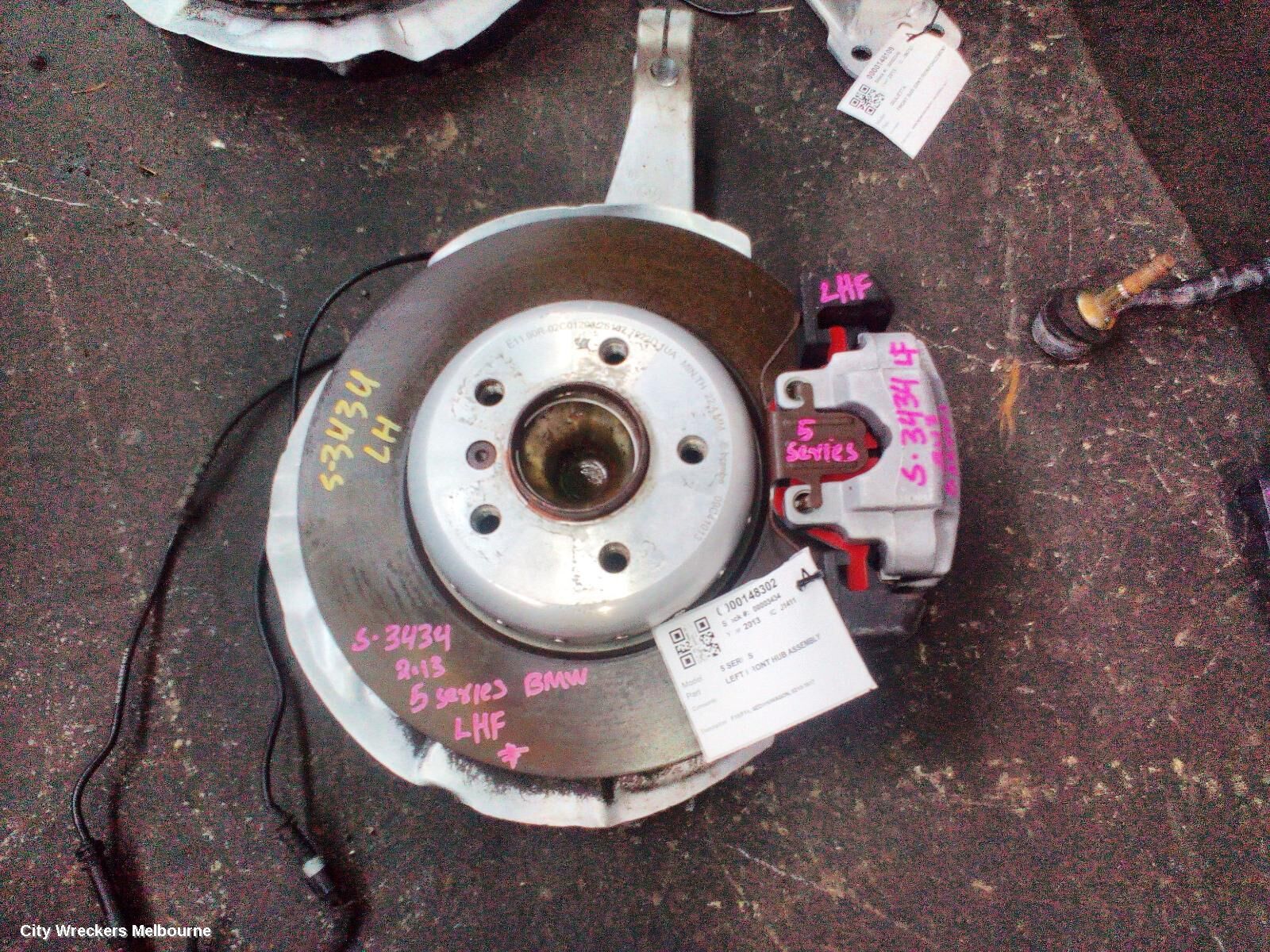 BMW 5 SERIES 2013 Left Front Hub Assembly