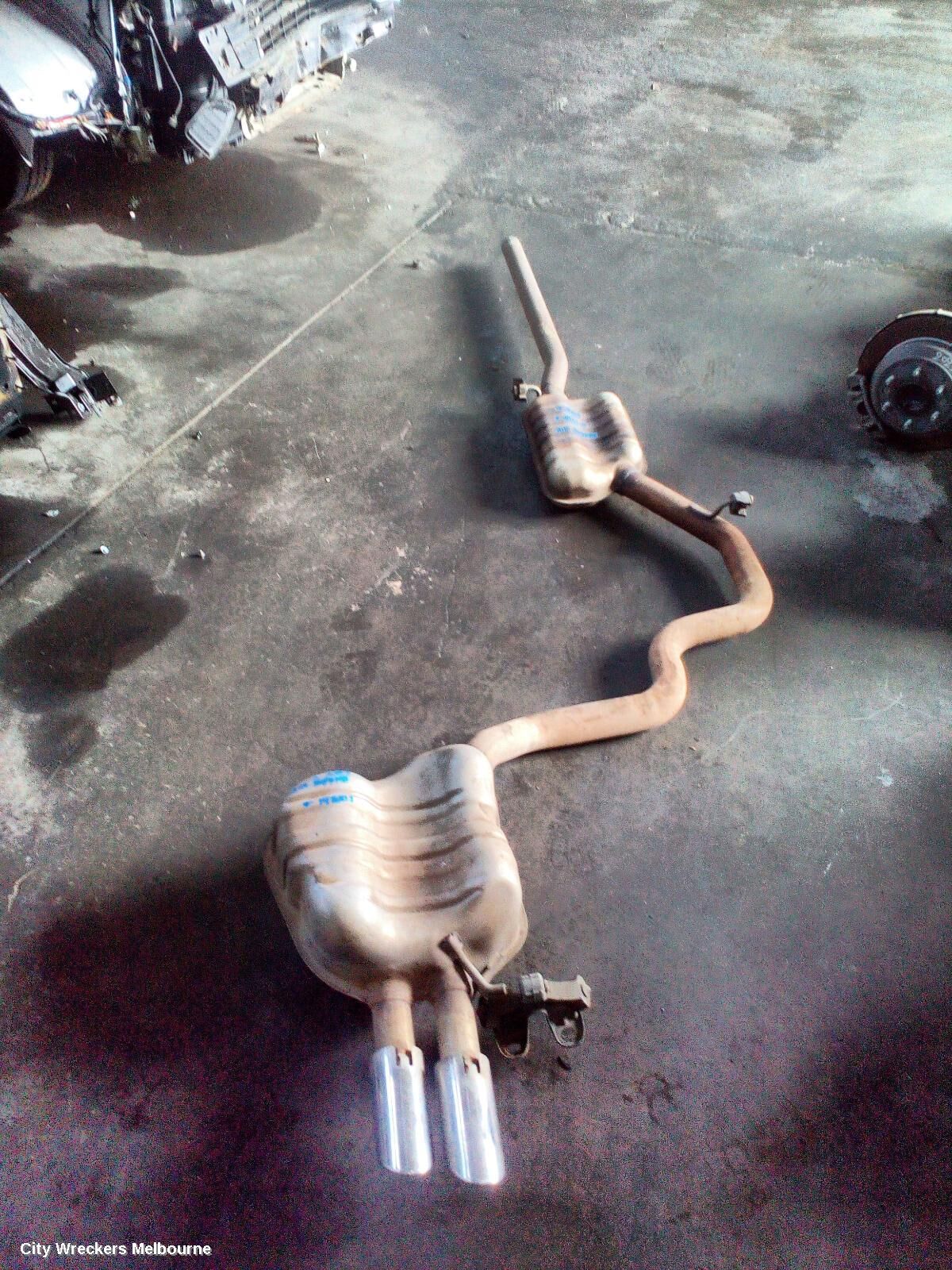 SKODA SUPERB 2010 Exhaust System