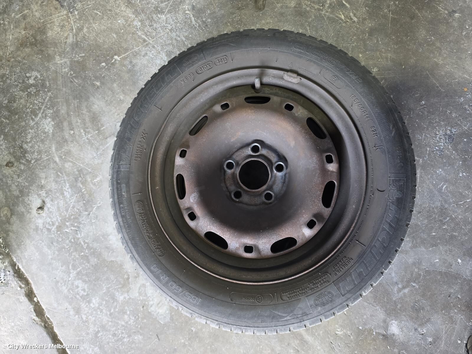 VOLKSWAGEN POLO 2008 Wheel Standard/Steel