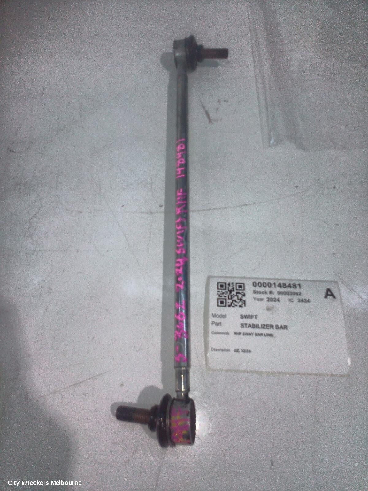 SUZUKI SWIFT 2024 Stabiliser Bar