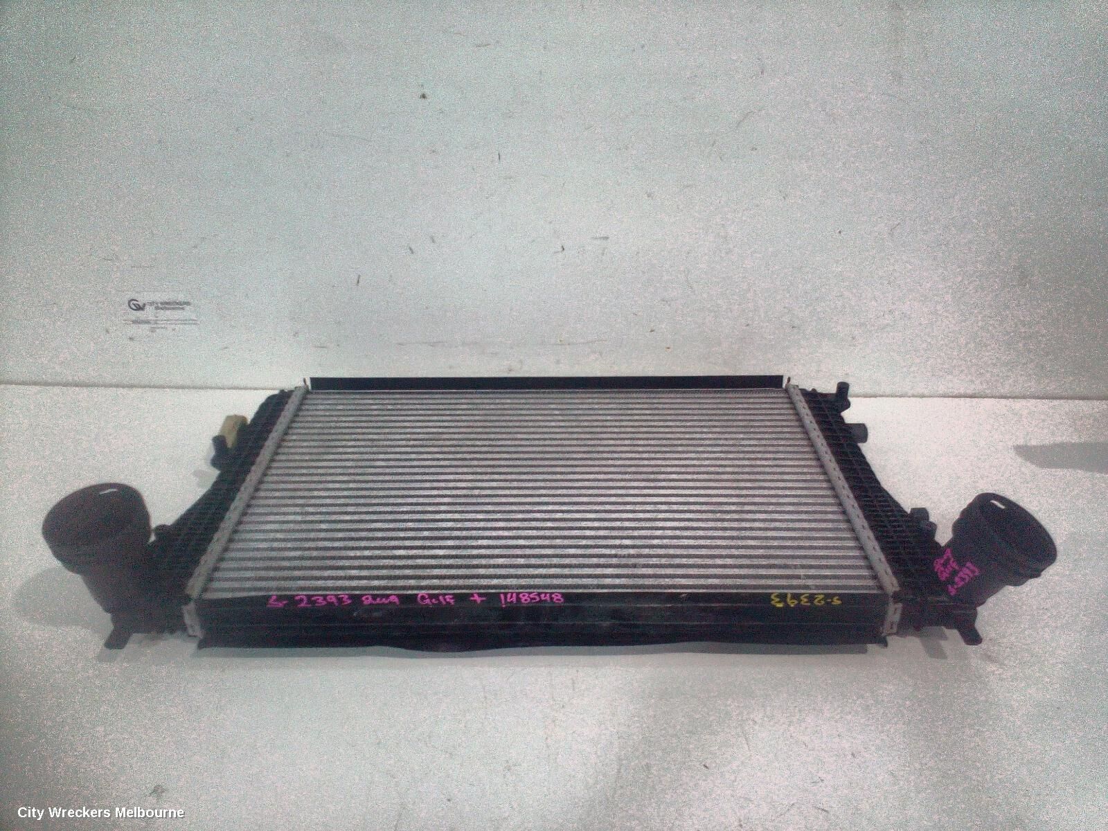 VOLKSWAGEN GOLF 2009 Intercooler