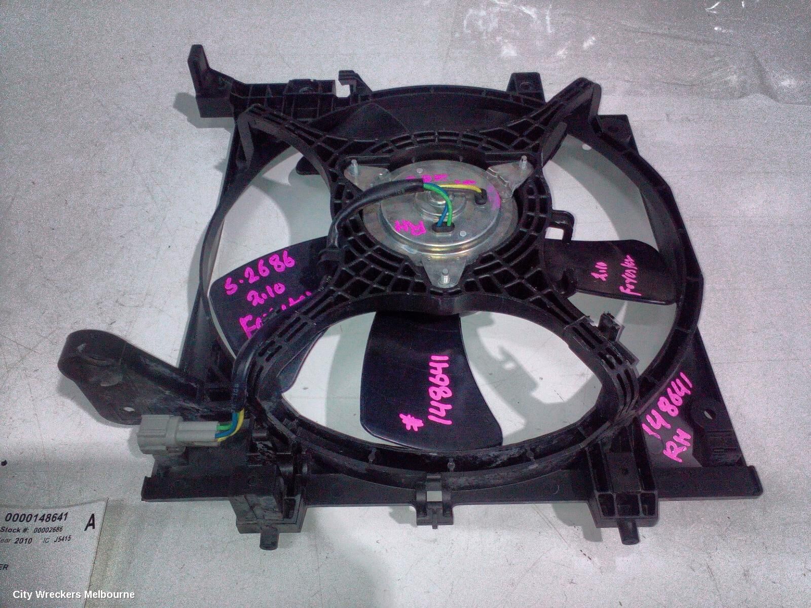 SUBARU FORESTER 2010 Fan