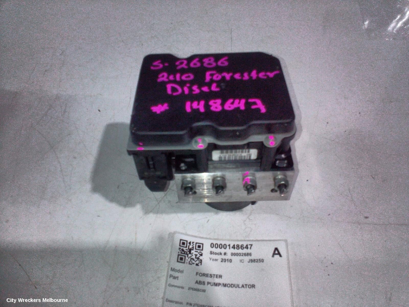 SUBARU FORESTER 2010 Abs Pump/Modulator