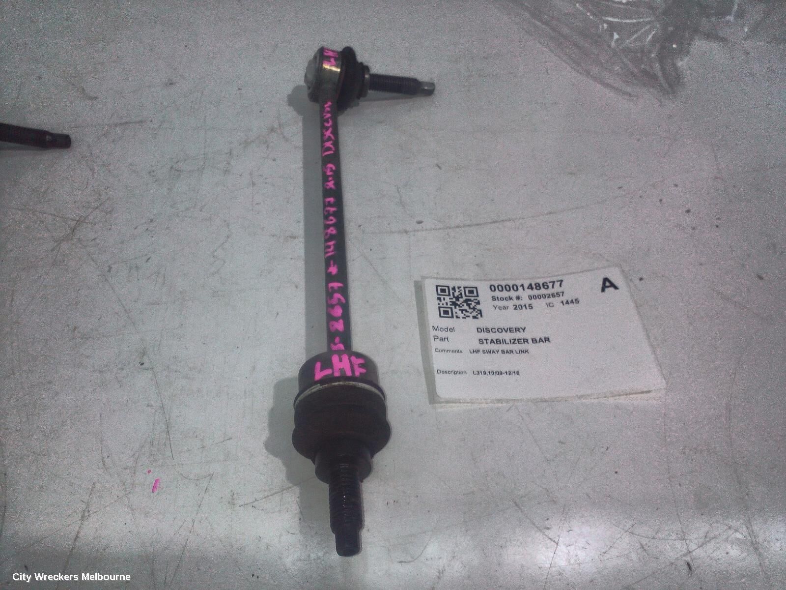 LAND ROVER DISCOVERY 2015 Stabiliser Bar
