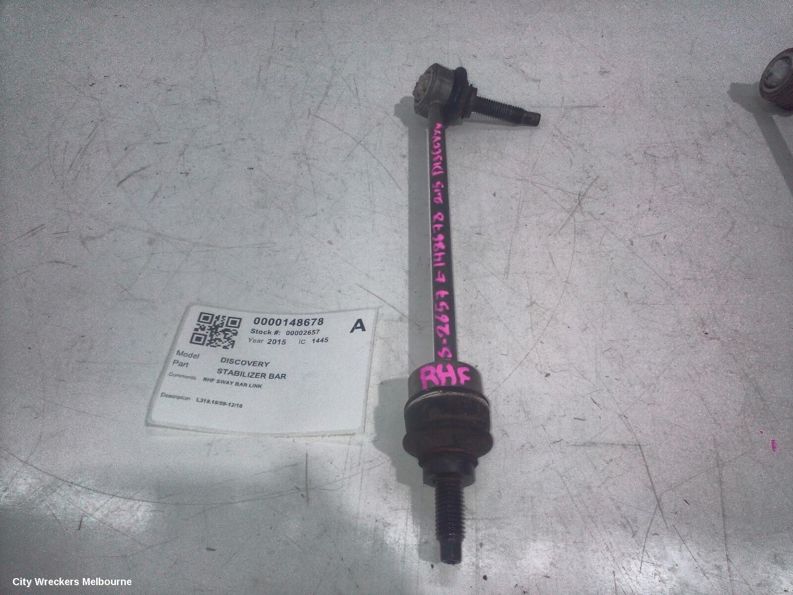LAND ROVER DISCOVERY 2015 Stabiliser Bar