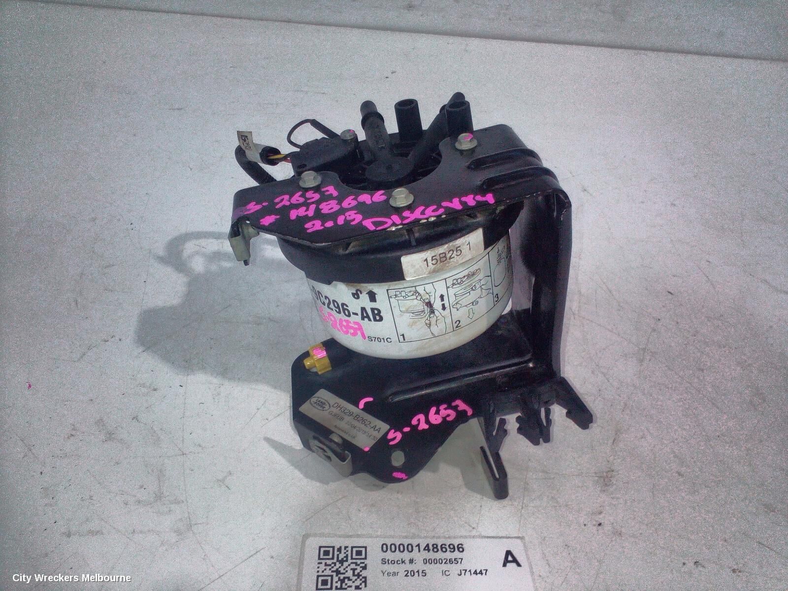 LAND ROVER DISCOVERY 2015 Fuel Filter Housing