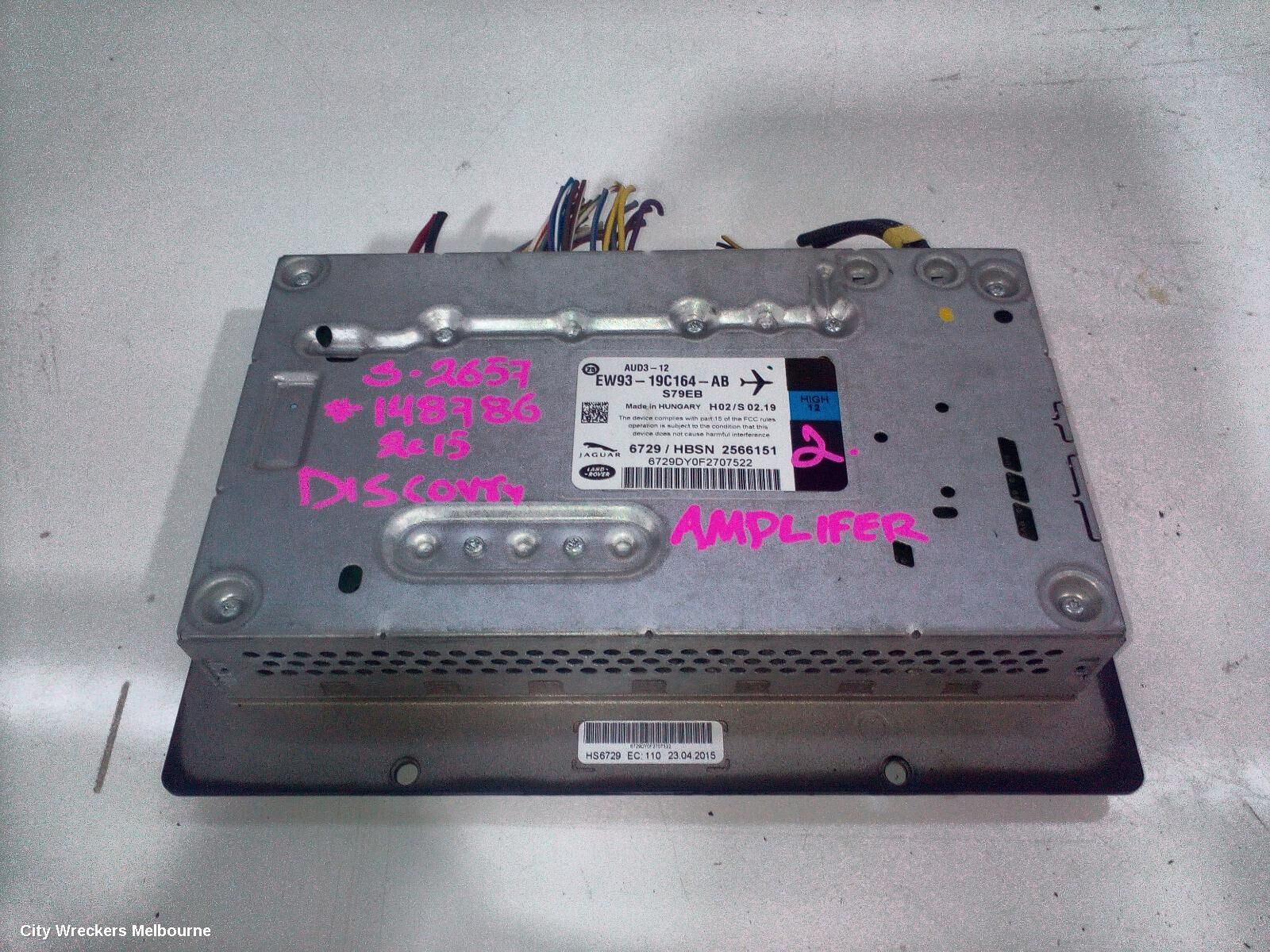 LAND ROVER DISCOVERY 2015 Radio/Cd/Dvd/Sat/Tv