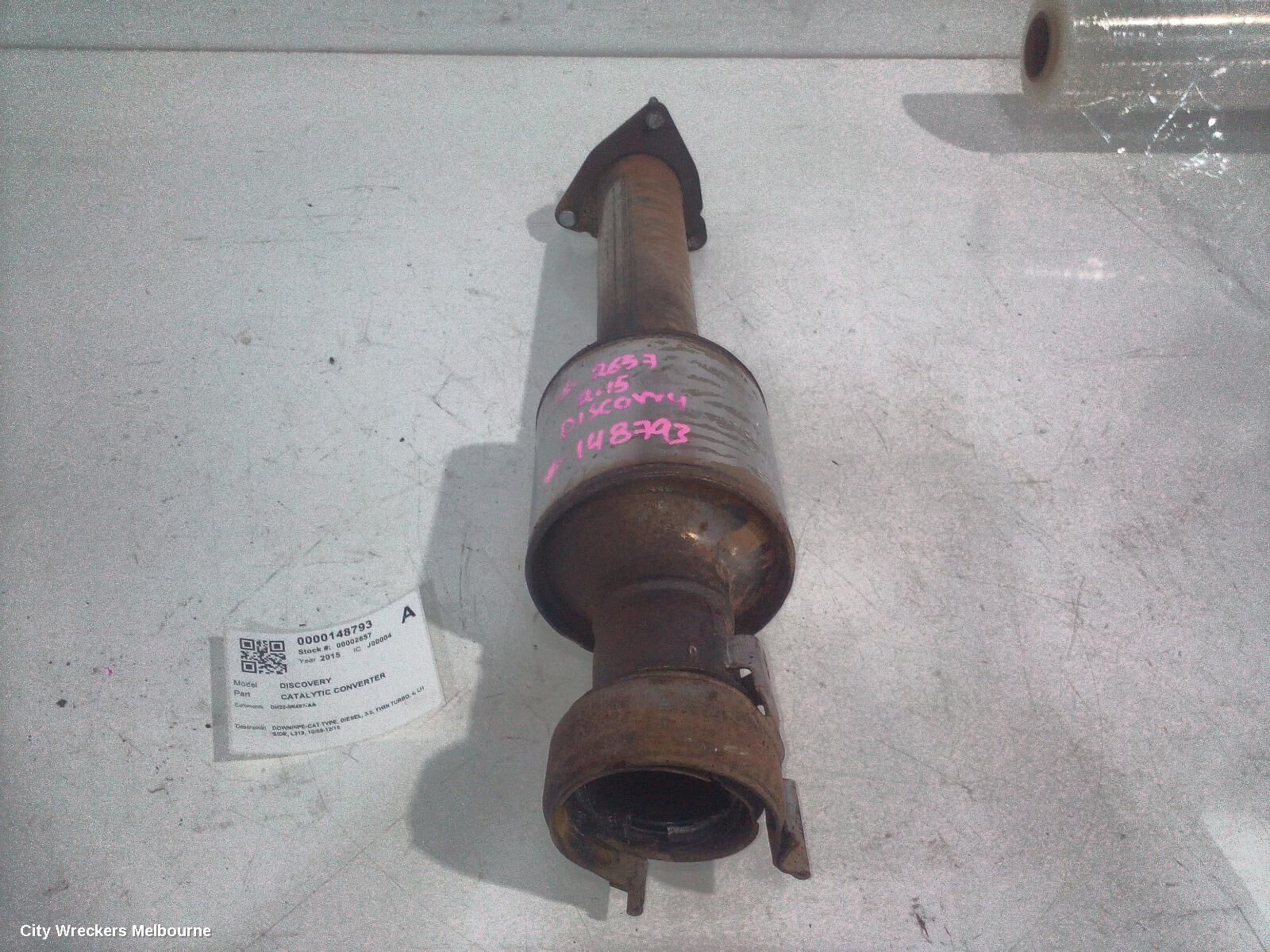 LAND ROVER DISCOVERY 2015 Catalytic Converter