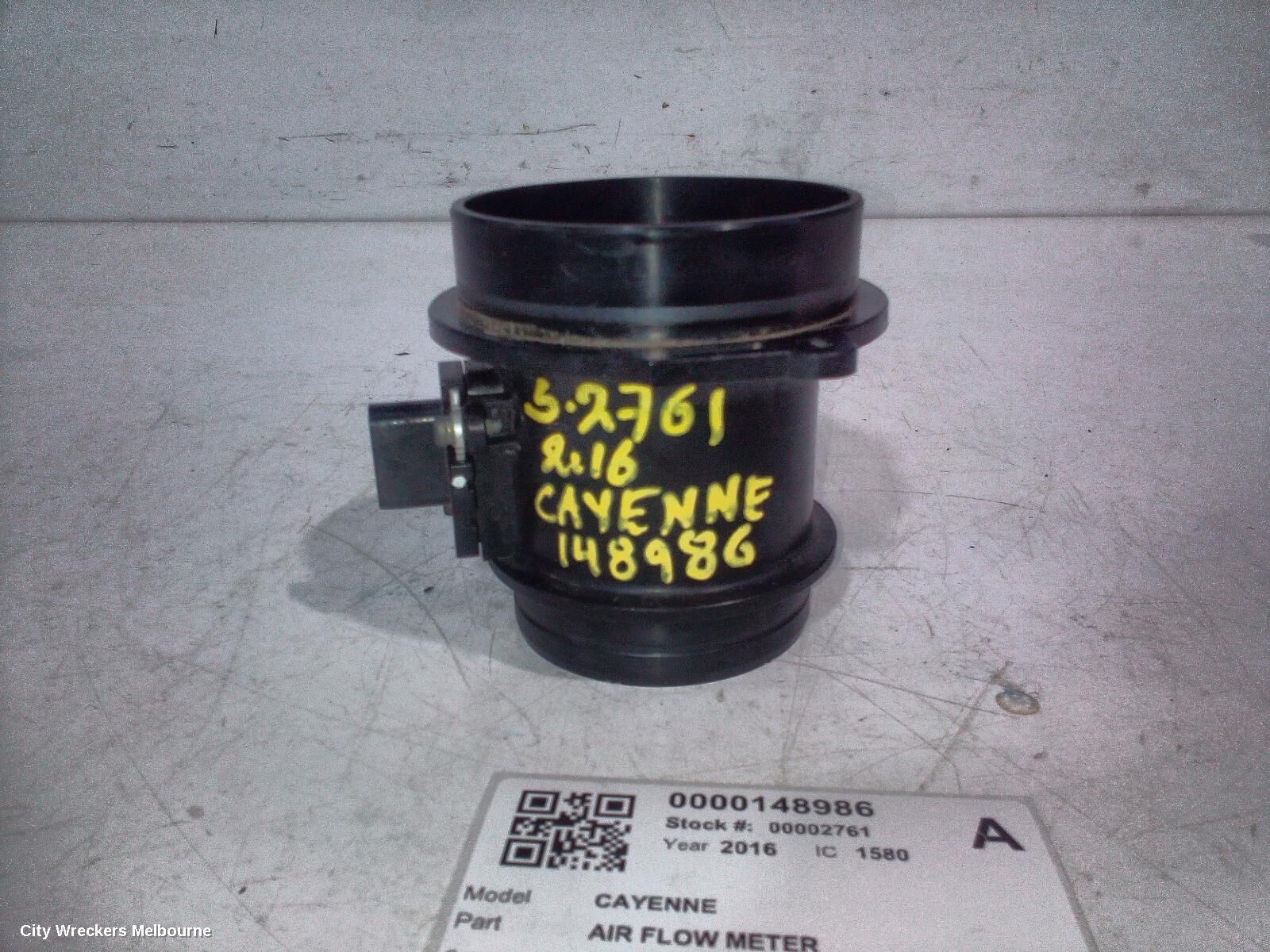 PORSCHE CAYENNE 2016 Air Flow Meter