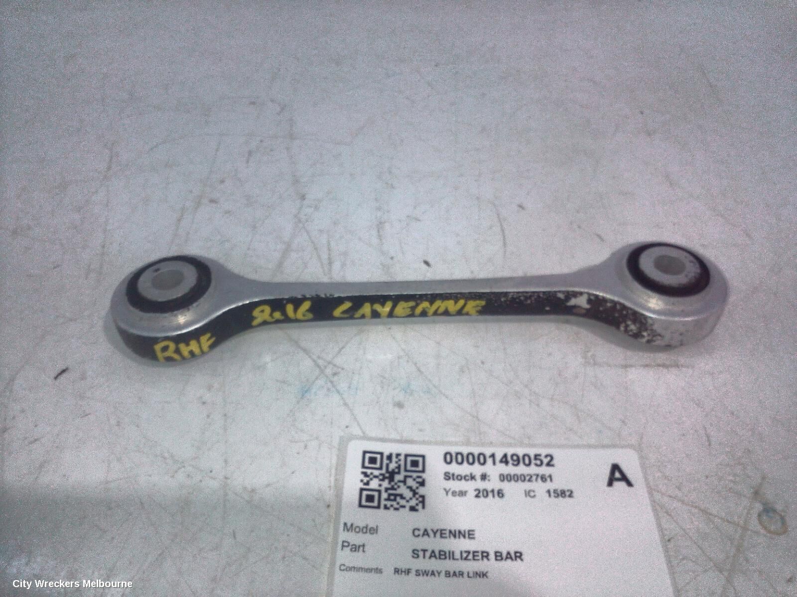 PORSCHE CAYENNE 2016 Stabiliser Bar