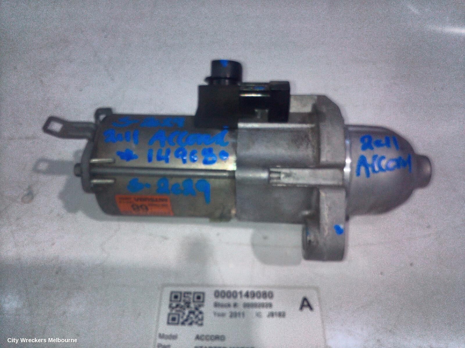 HONDA ACCORD 2011 Starter