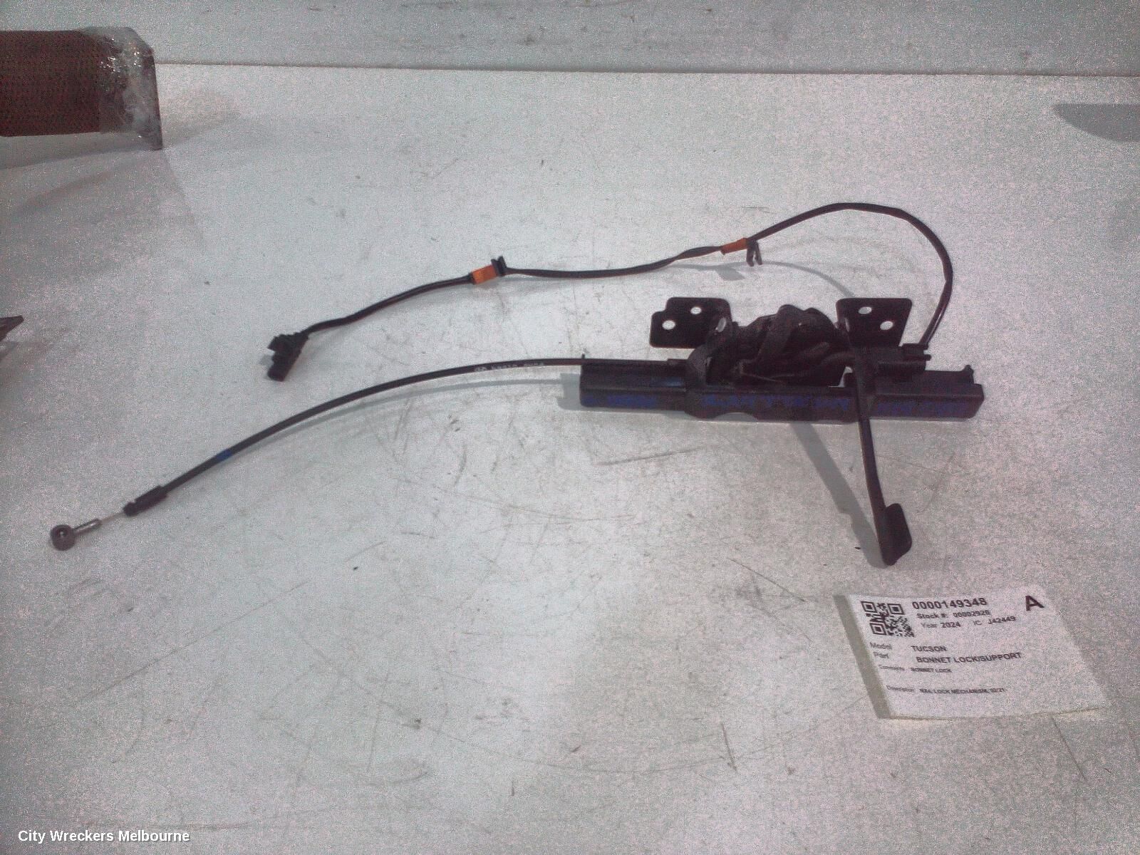 HYUNDAI TUCSON 2024 Bonnet Lock/Support