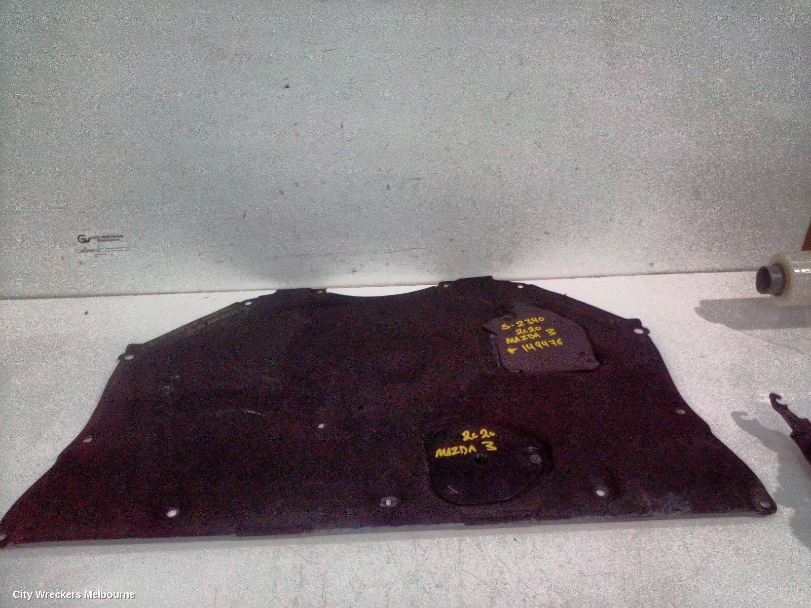 MAZDA 3 2020 LOWER ENGINE SPLASH TRAY