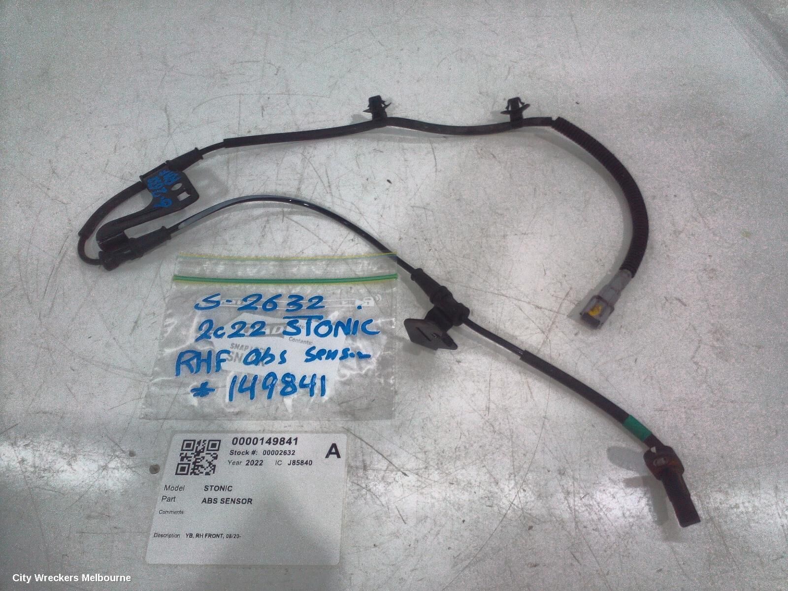 KIA STONIC 2022 Abs Sensor