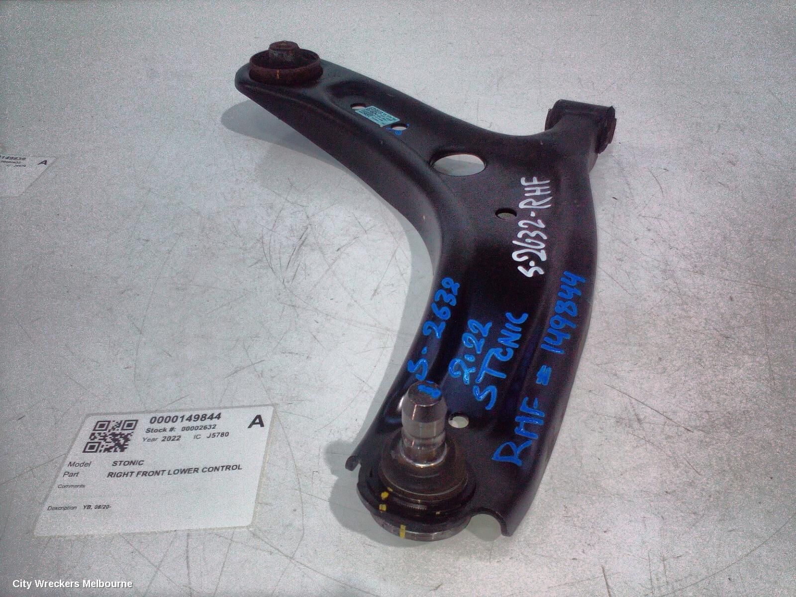 KIA STONIC 2022 Right Front Lower Control Arm