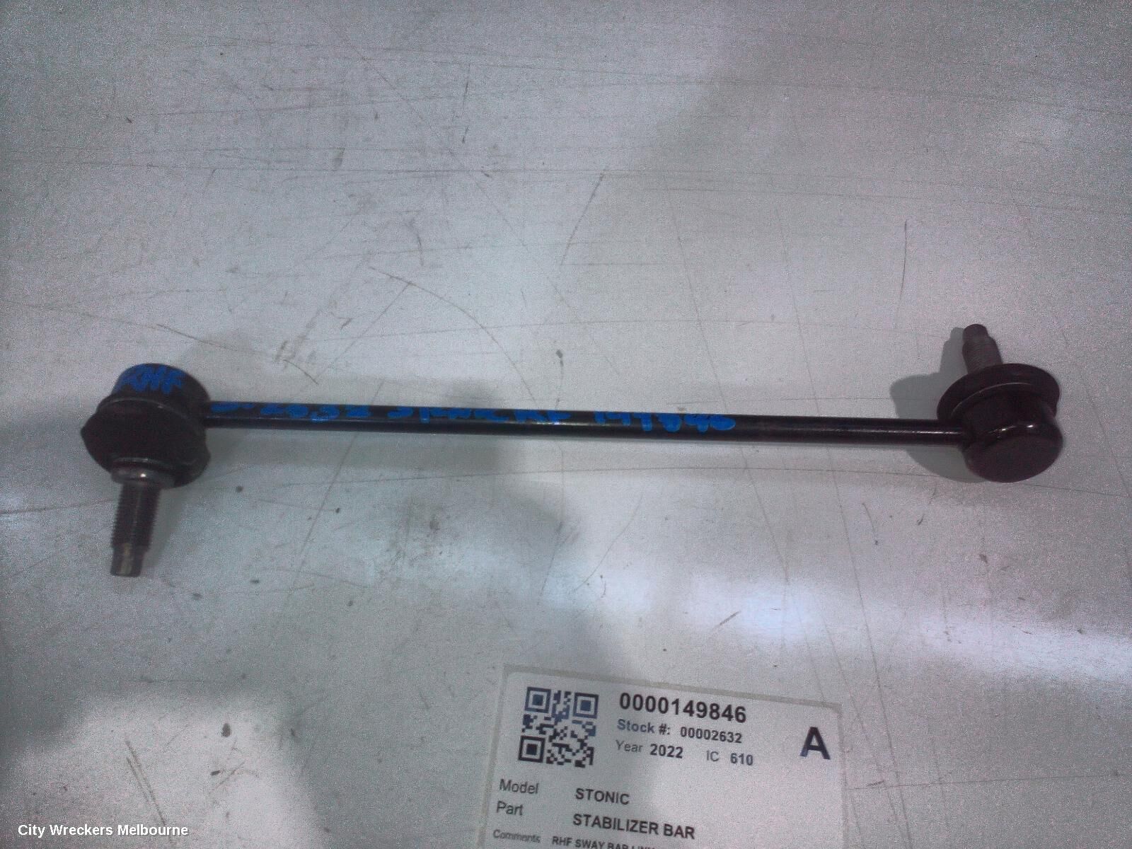 KIA STONIC 2022 Stabiliser Bar