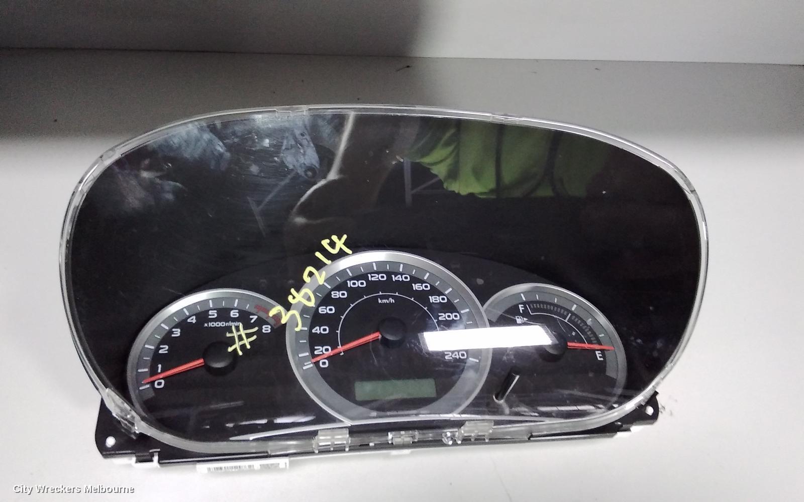 SUBARU IMPREZA 2009 Instrument Cluster
