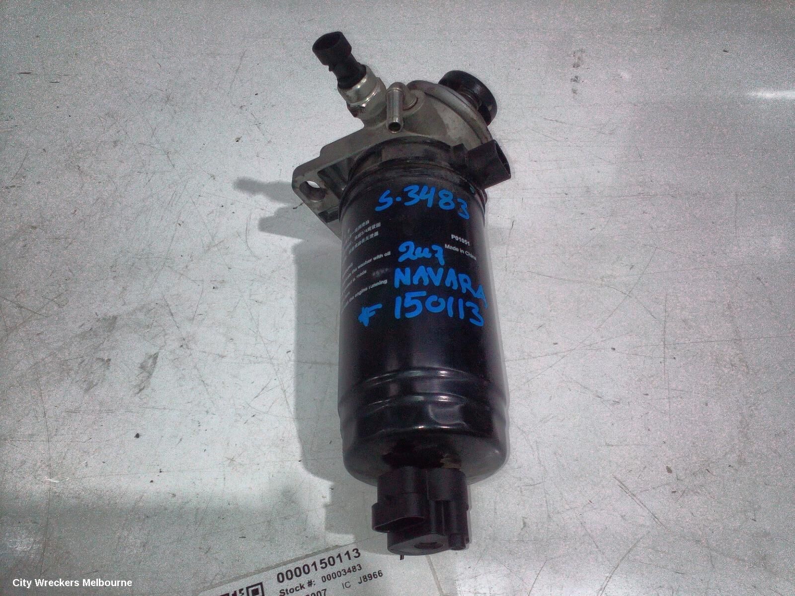 NISSAN NAVARA 2007 Fuel Filter Housing