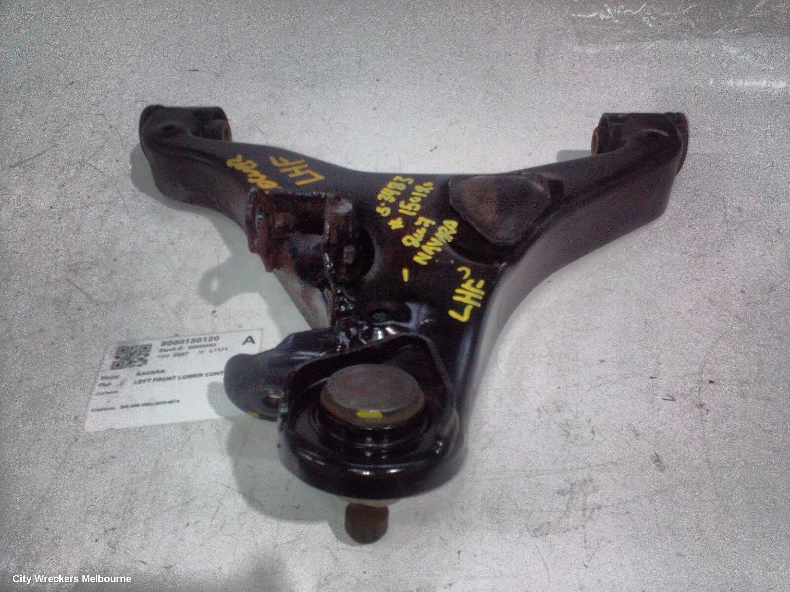 NISSAN NAVARA 2007 Left Front Lower Control Arm