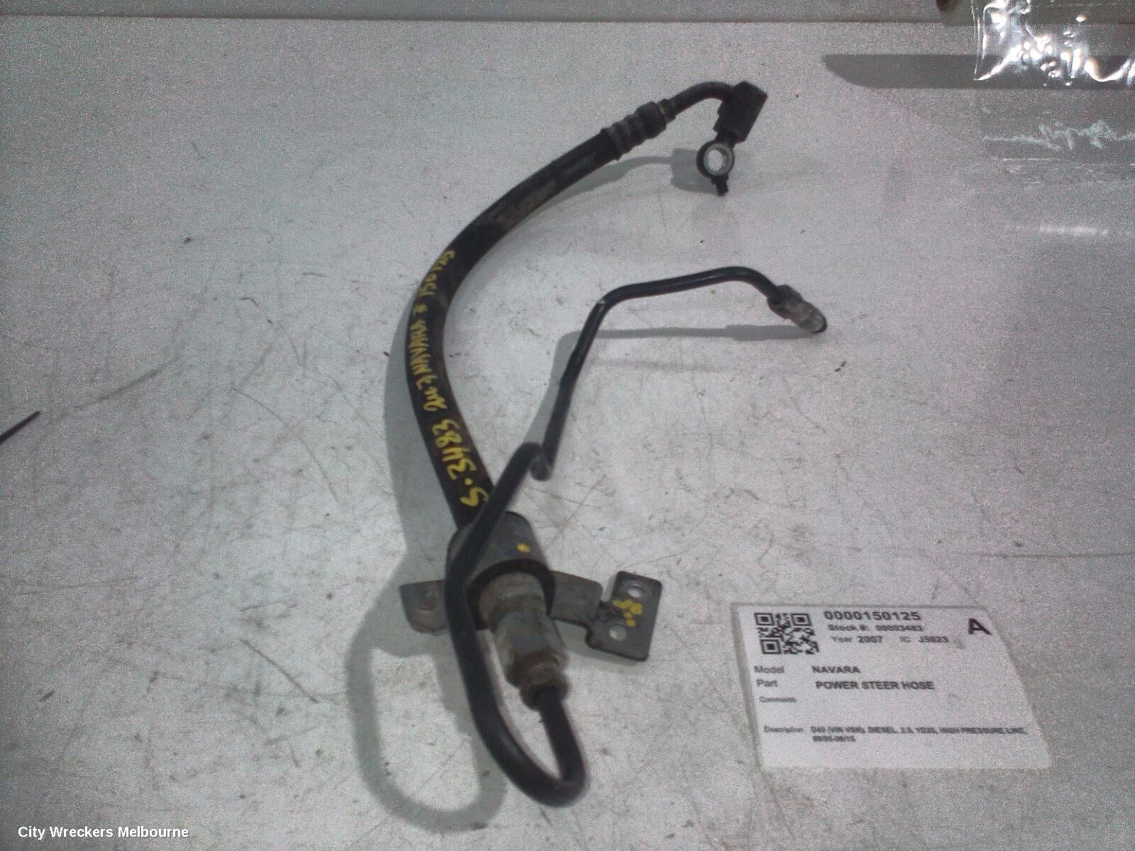 NISSAN NAVARA 2007 Power Steer Hose