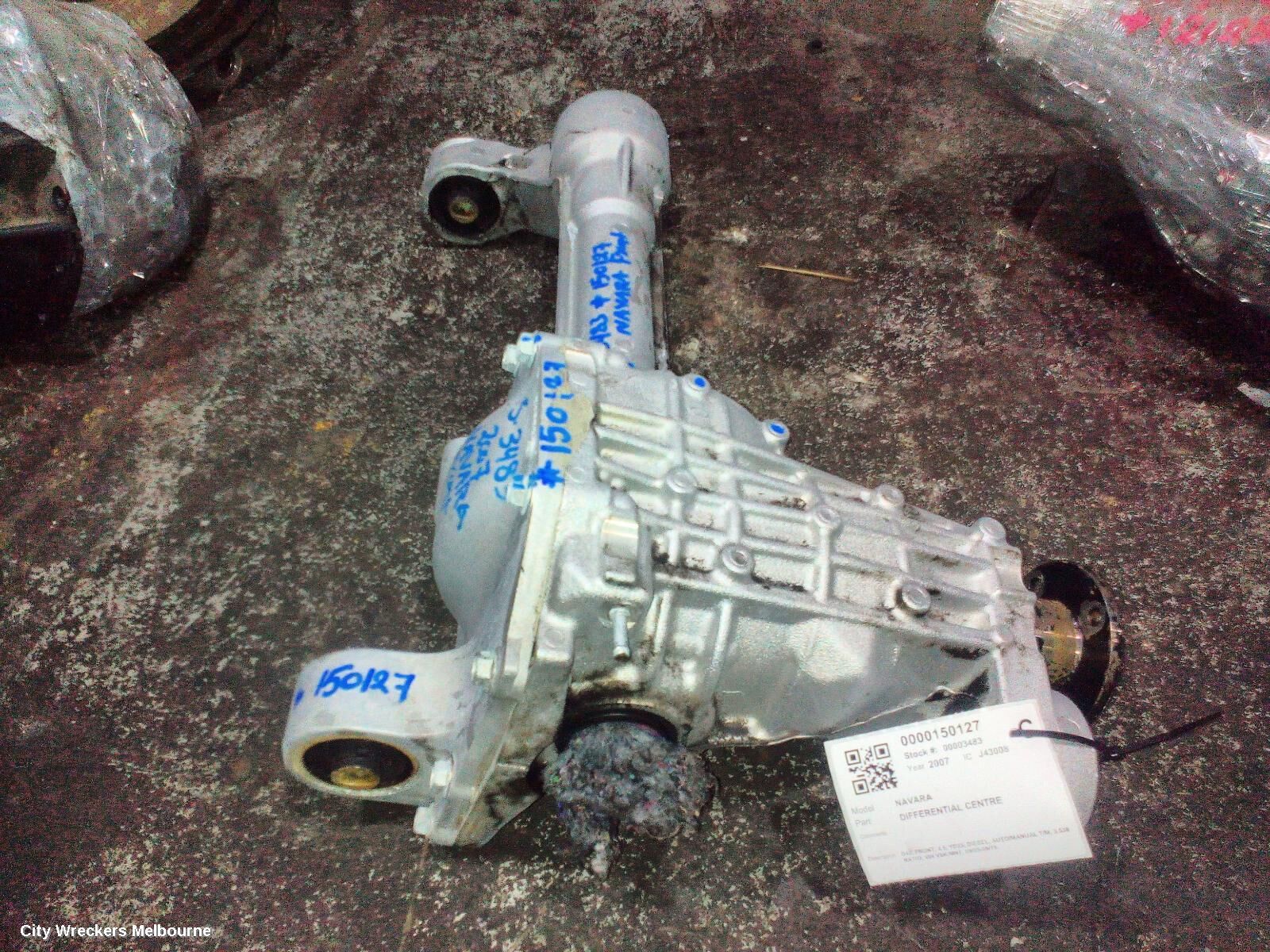 NISSAN NAVARA 2007 Differential Centre