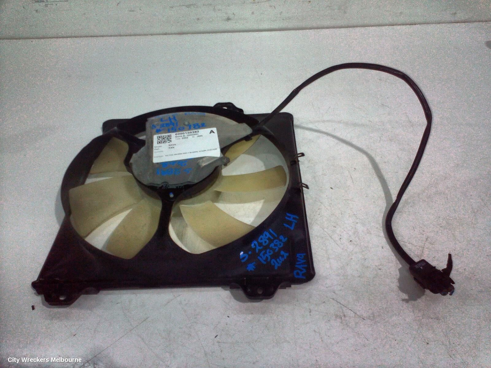 TOYOTA RAV4 2002 Fan