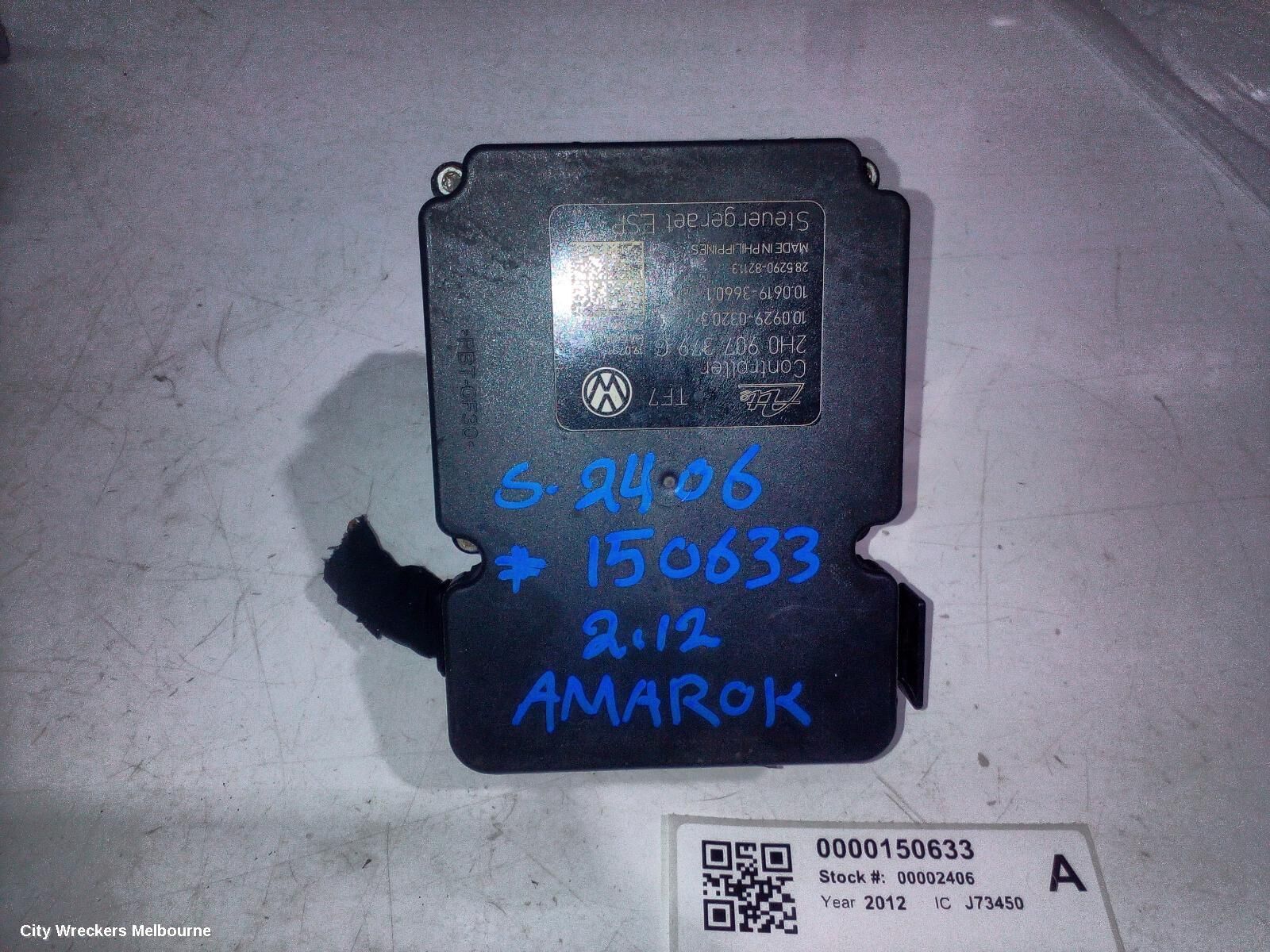 VOLKSWAGEN AMAROK 2012 Abs Pump/Modulator