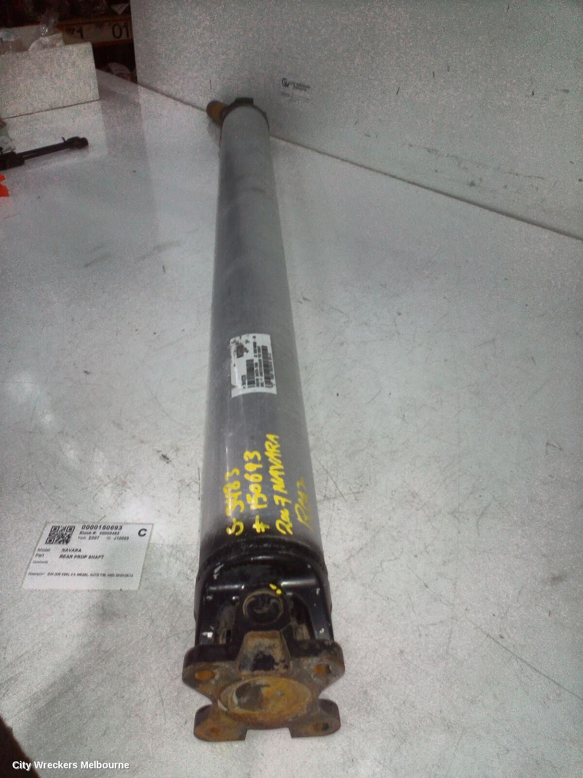 NISSAN NAVARA 2007 Rear Drive Shaft
