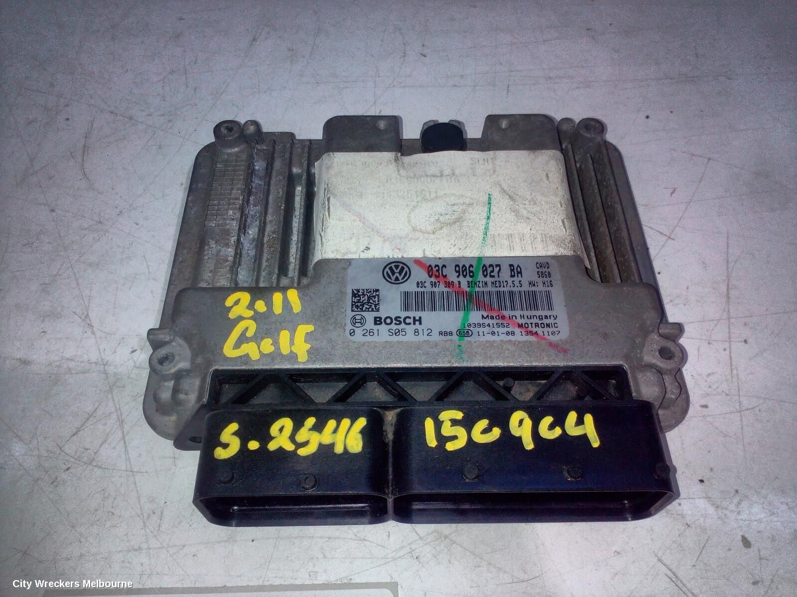 VOLKSWAGEN GOLF 2011 Ecu