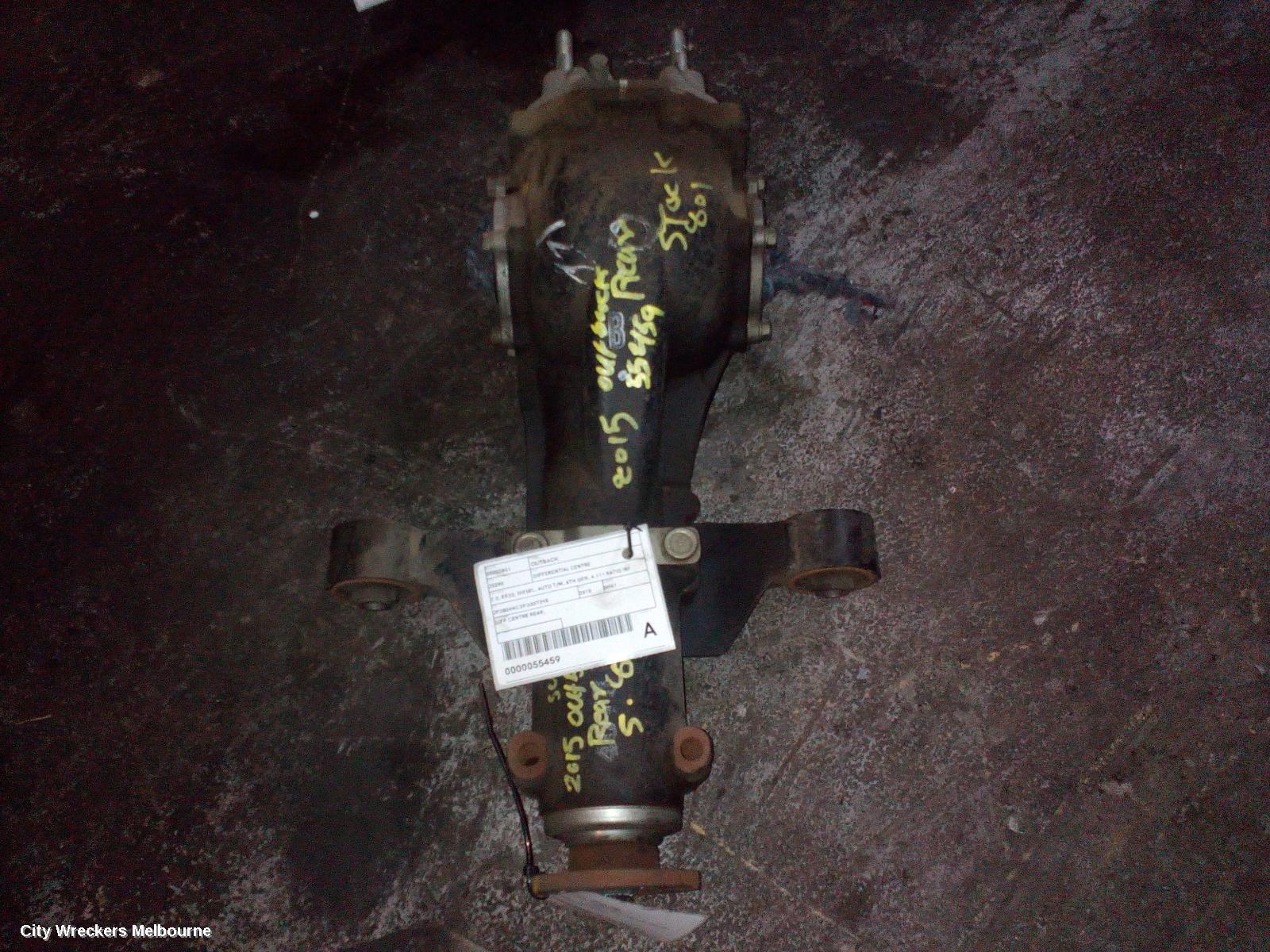 SUBARU OUTBACK 2015 Differential Centre