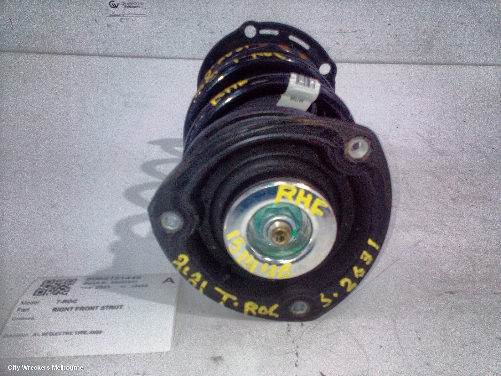 VOLKSWAGEN T-ROC 2021 Right Front Strut