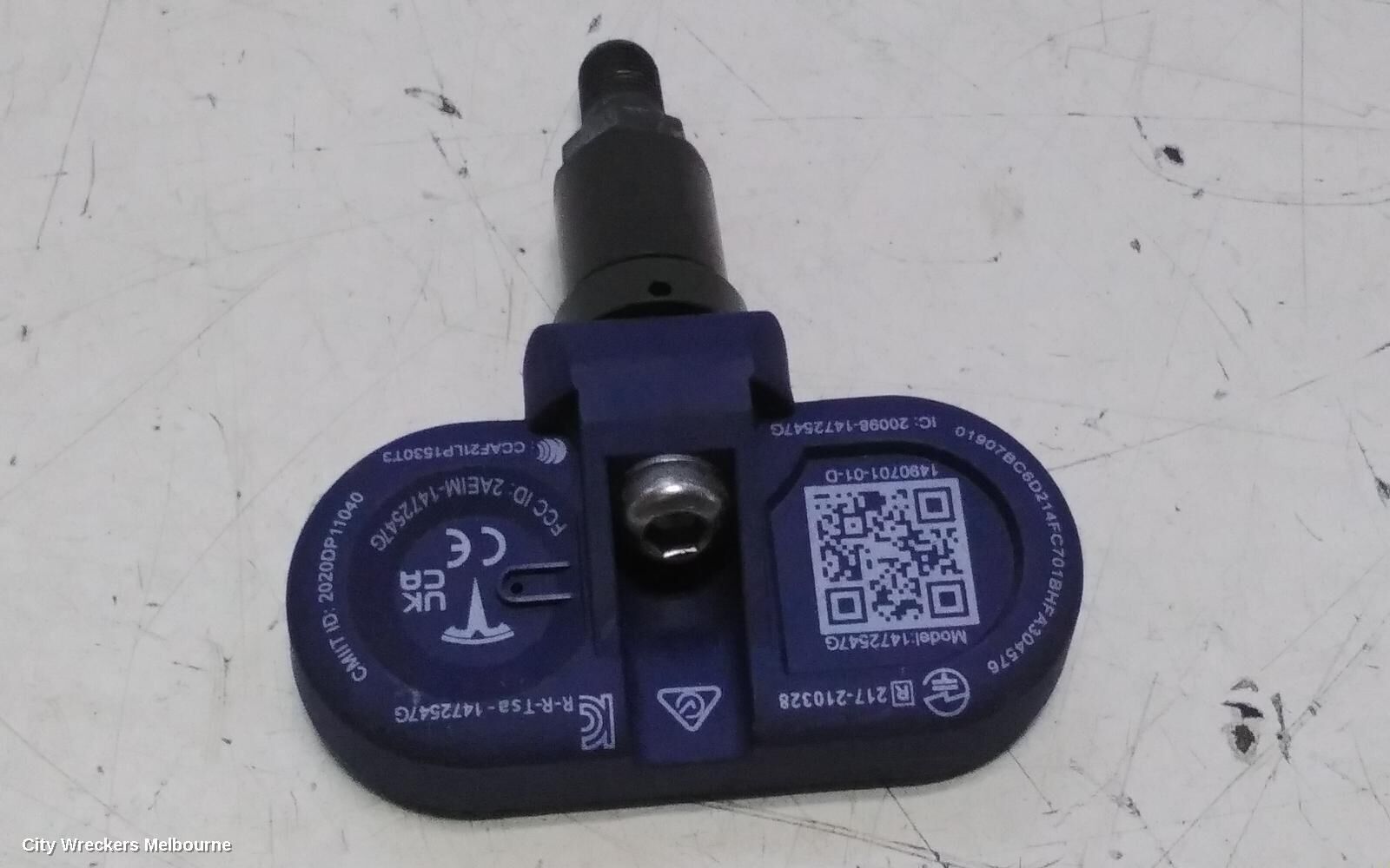 TESLA MODEL Y, 1ST GEN, 03/22-, 20098-1472547G  Tyre pressure sensor: 151641
