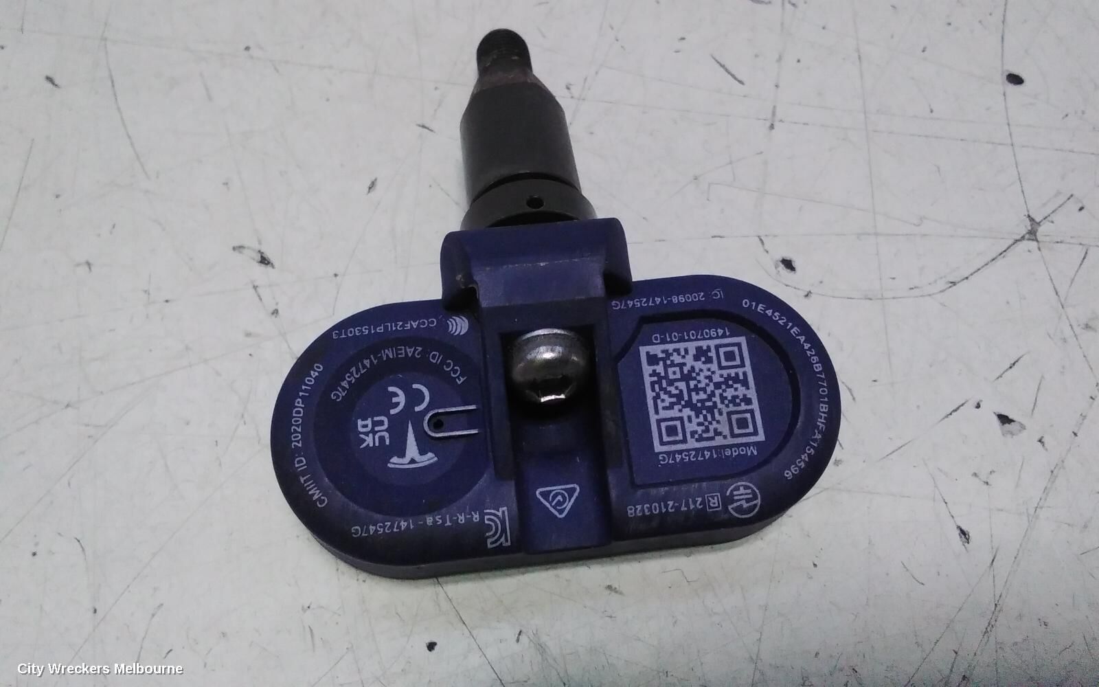 TESLA MODEL Y, 1ST GEN, 03/22-, 20098-1472547G  Tyre pressure sensor: 151643