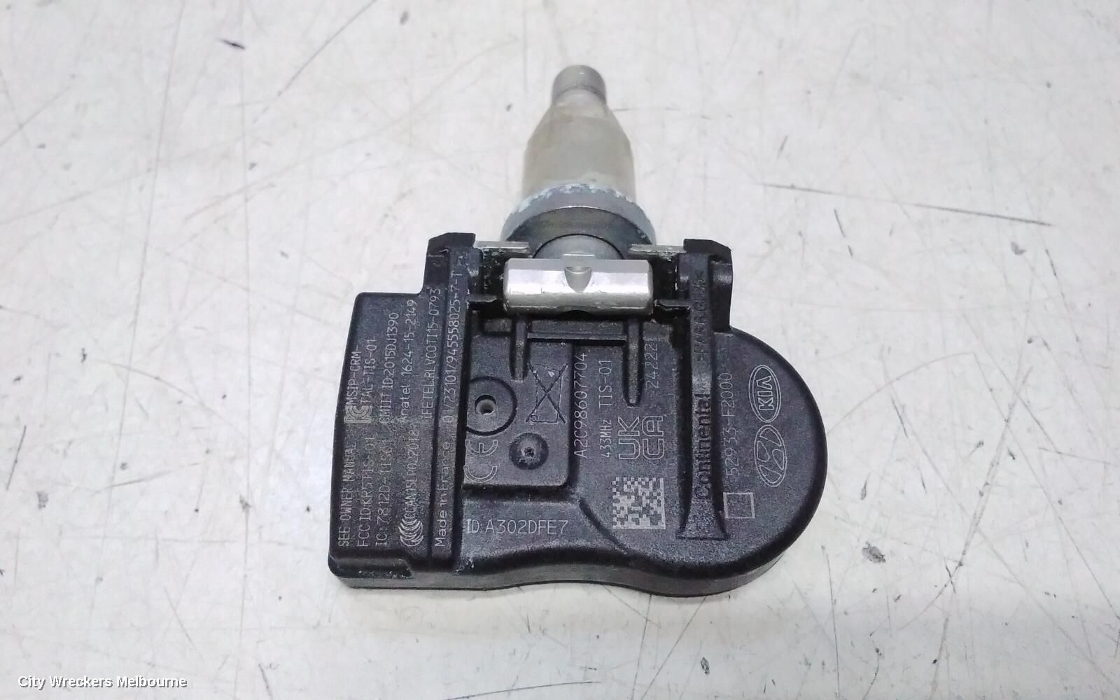 KIA SPORTAGE, QL, 10/15-08/21, A2C98607704  Tyre Pressure  Hyundai and Kia : 151656