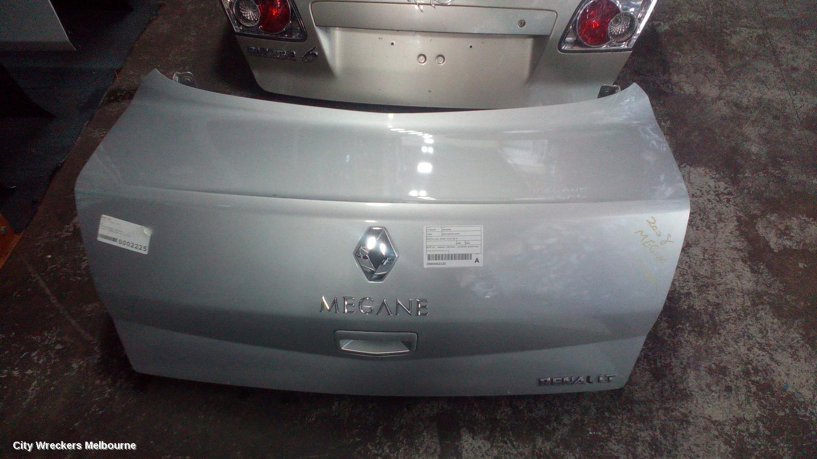 RENAULT MEGANE 2008 Bootlid/Tailgate