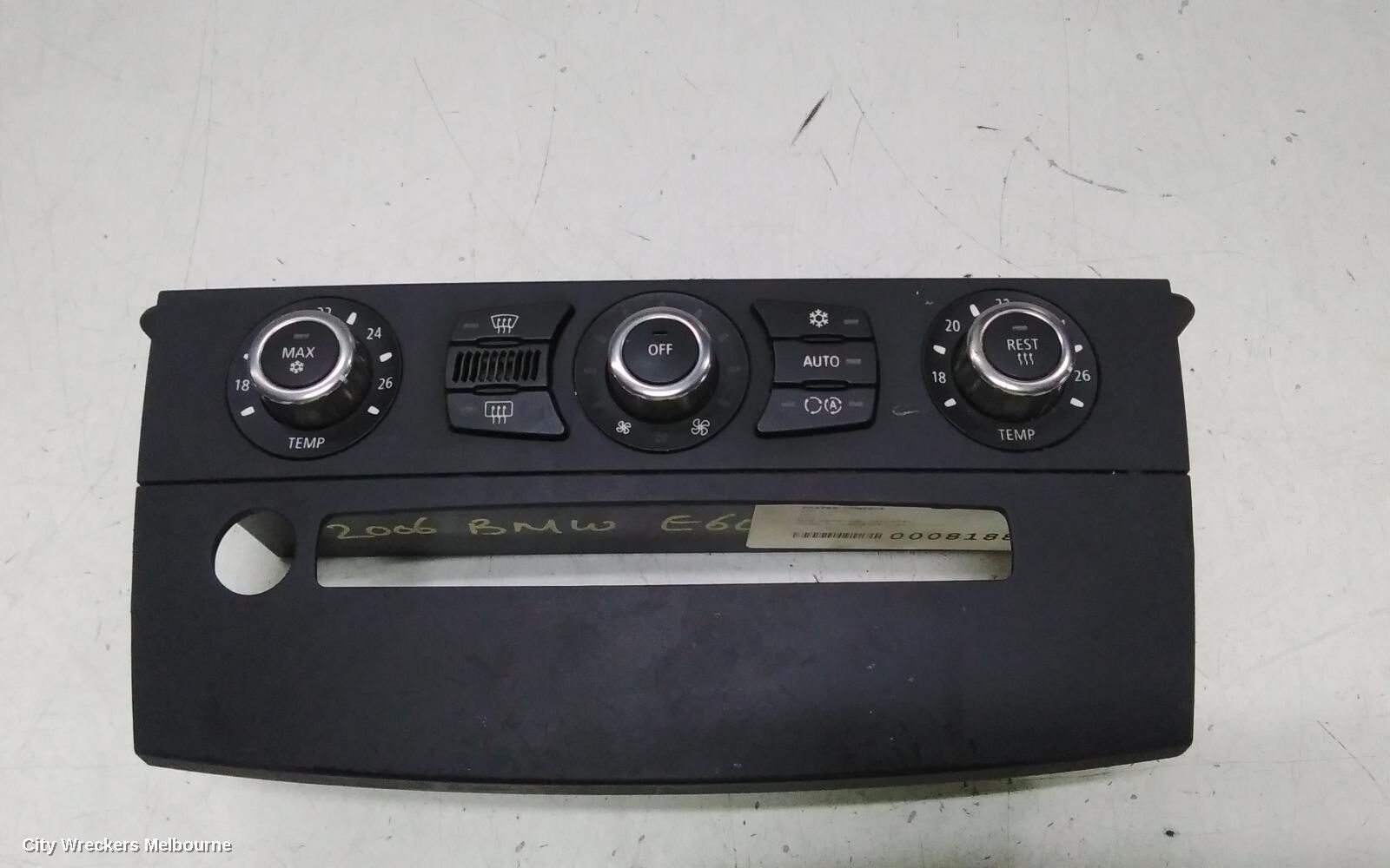BMW 5 SERIES 2006 Heater/Ac Controls