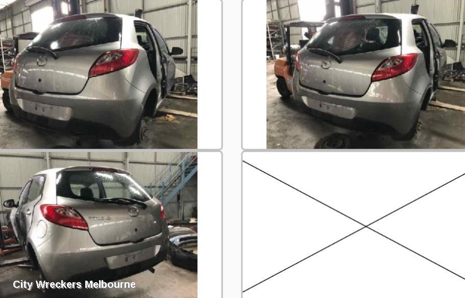 MAZDA 2 2010 Rear Bumper