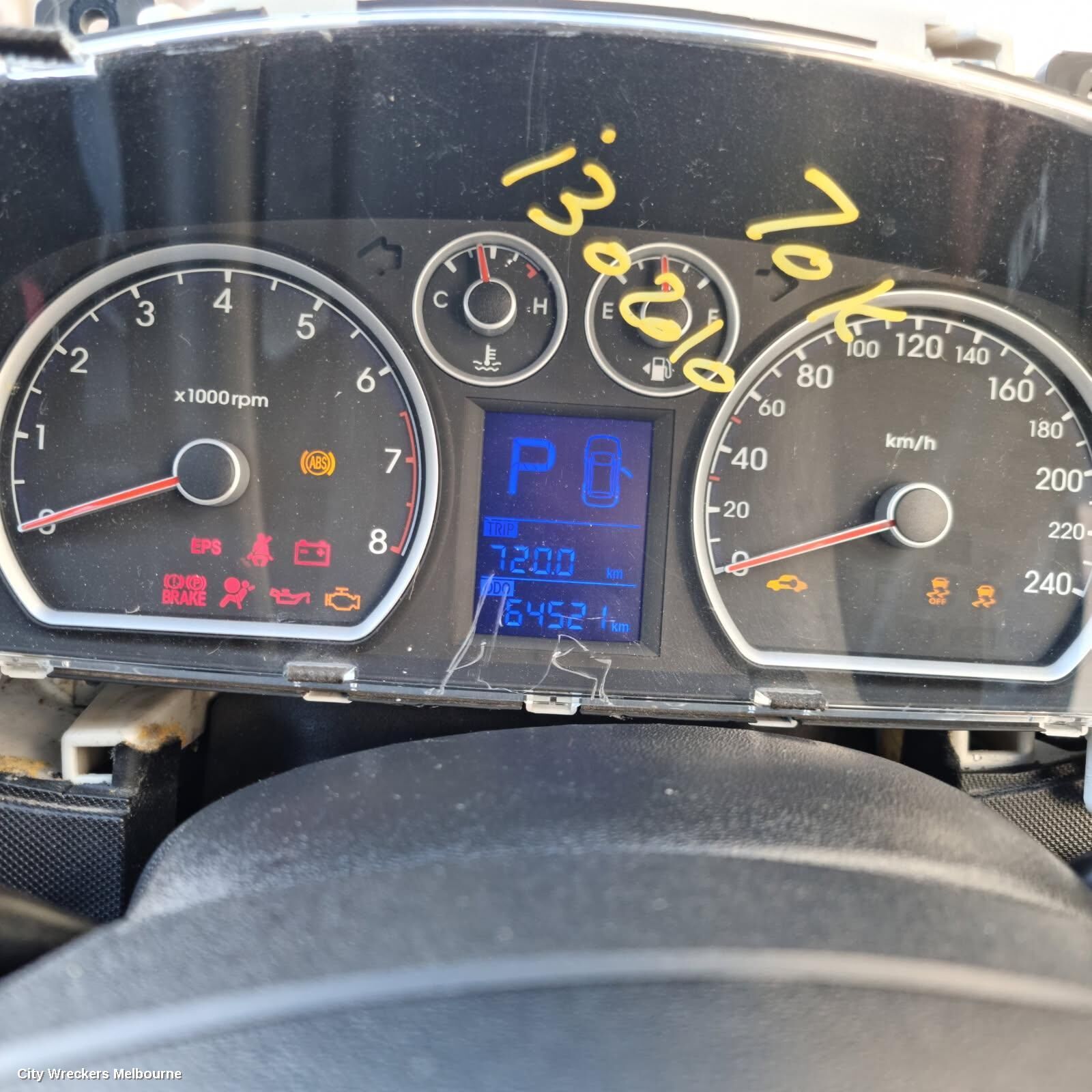 HYUNDAI I30 2010 Instrument Cluster
