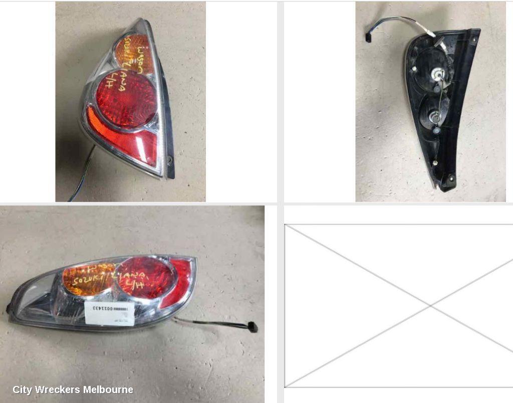 SUZUKI LIANA 2007 Left Taillight