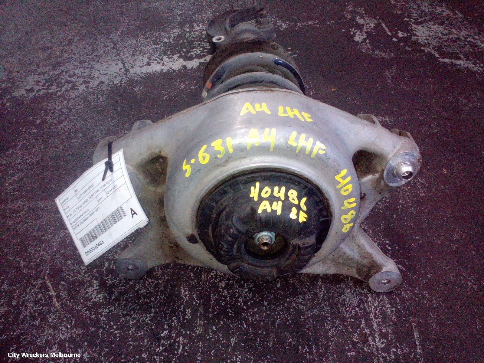 AUDI A4 2008 Left Front Strut