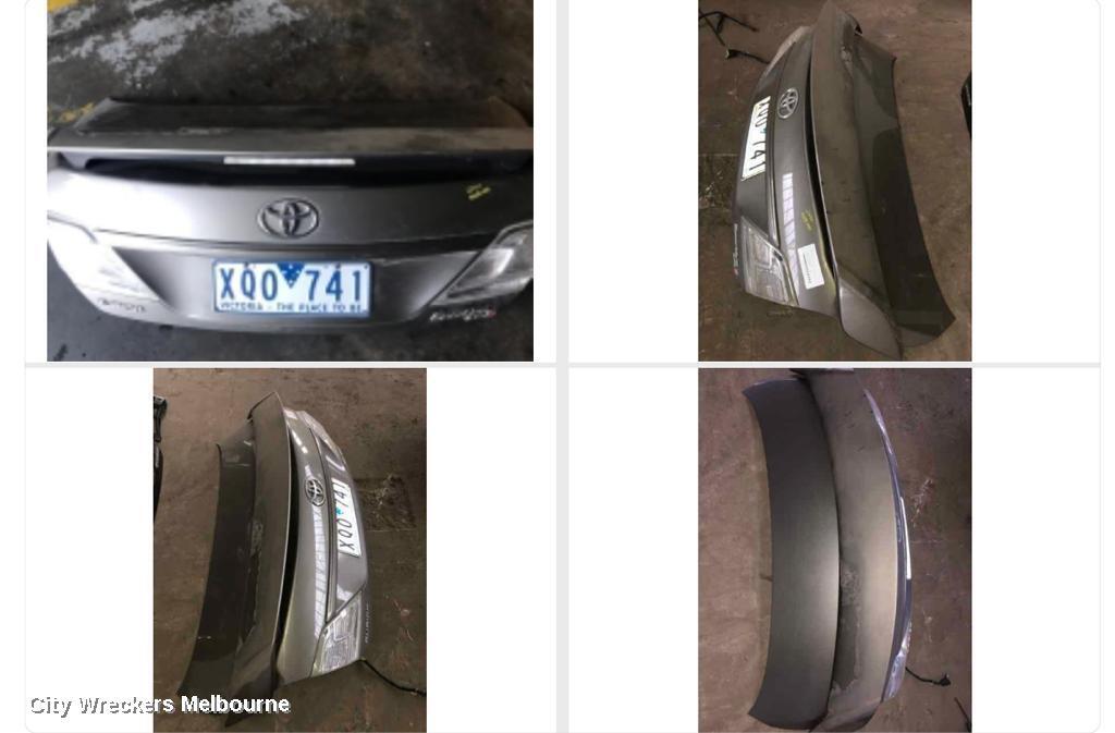 TOYOTA AURION 2010 Bootlid/Tailgate