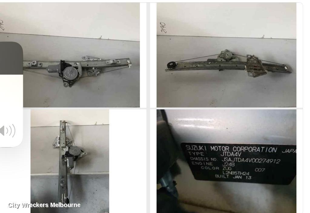 SUZUKI VITARA 2013 Right Front Window Reg/Motor