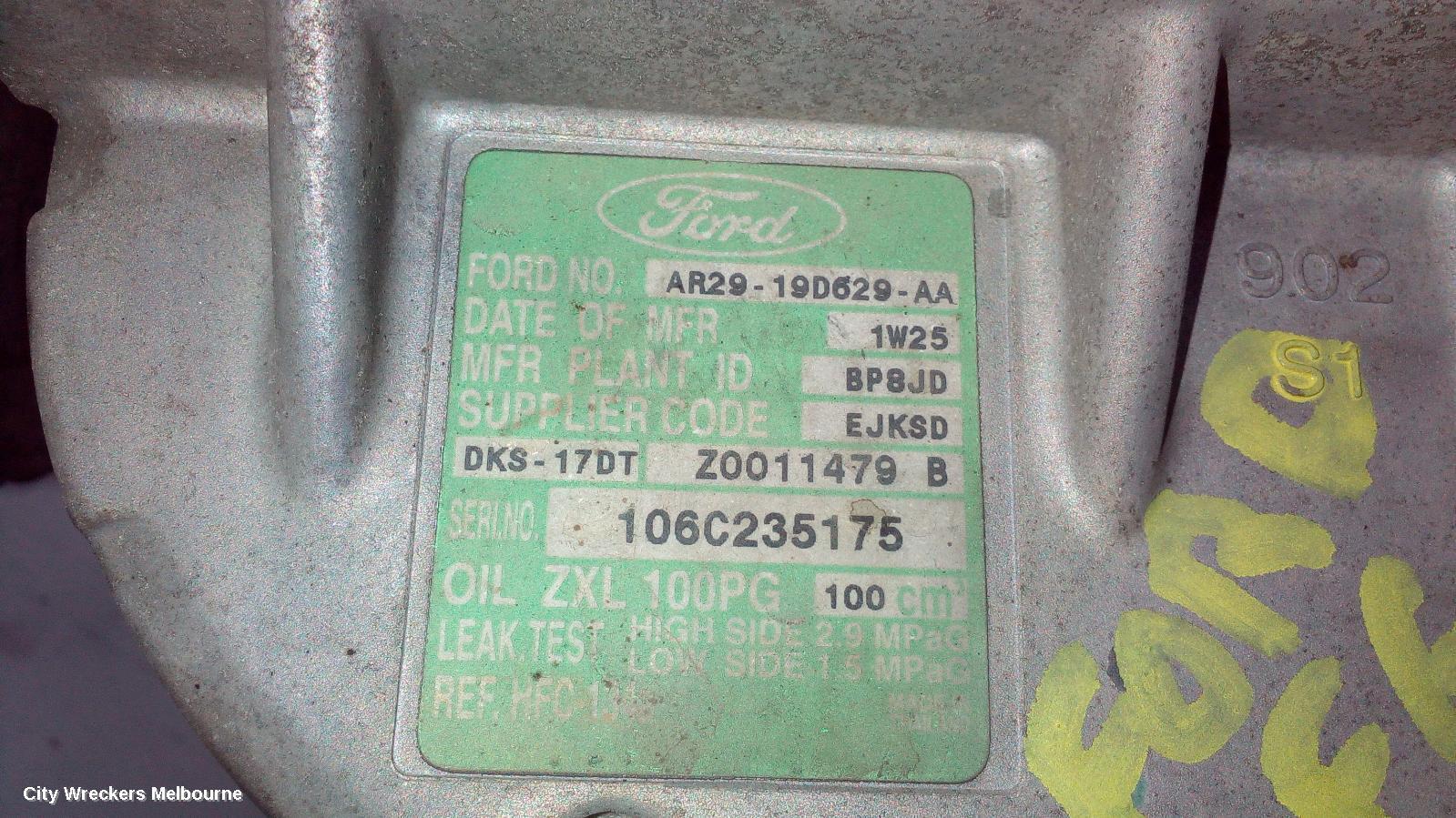 FORD FALCON 2009 A/C Compressor