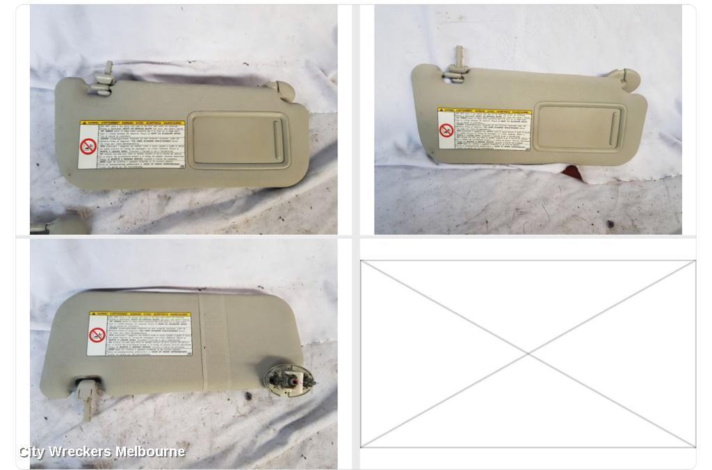 TOYOTA COROLLA 2009 Sunvisor